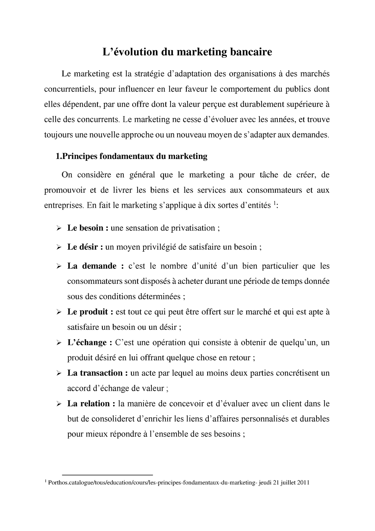 L’évolution Du Marketing Bancaire 10 - L’évolution Du Marketing ...