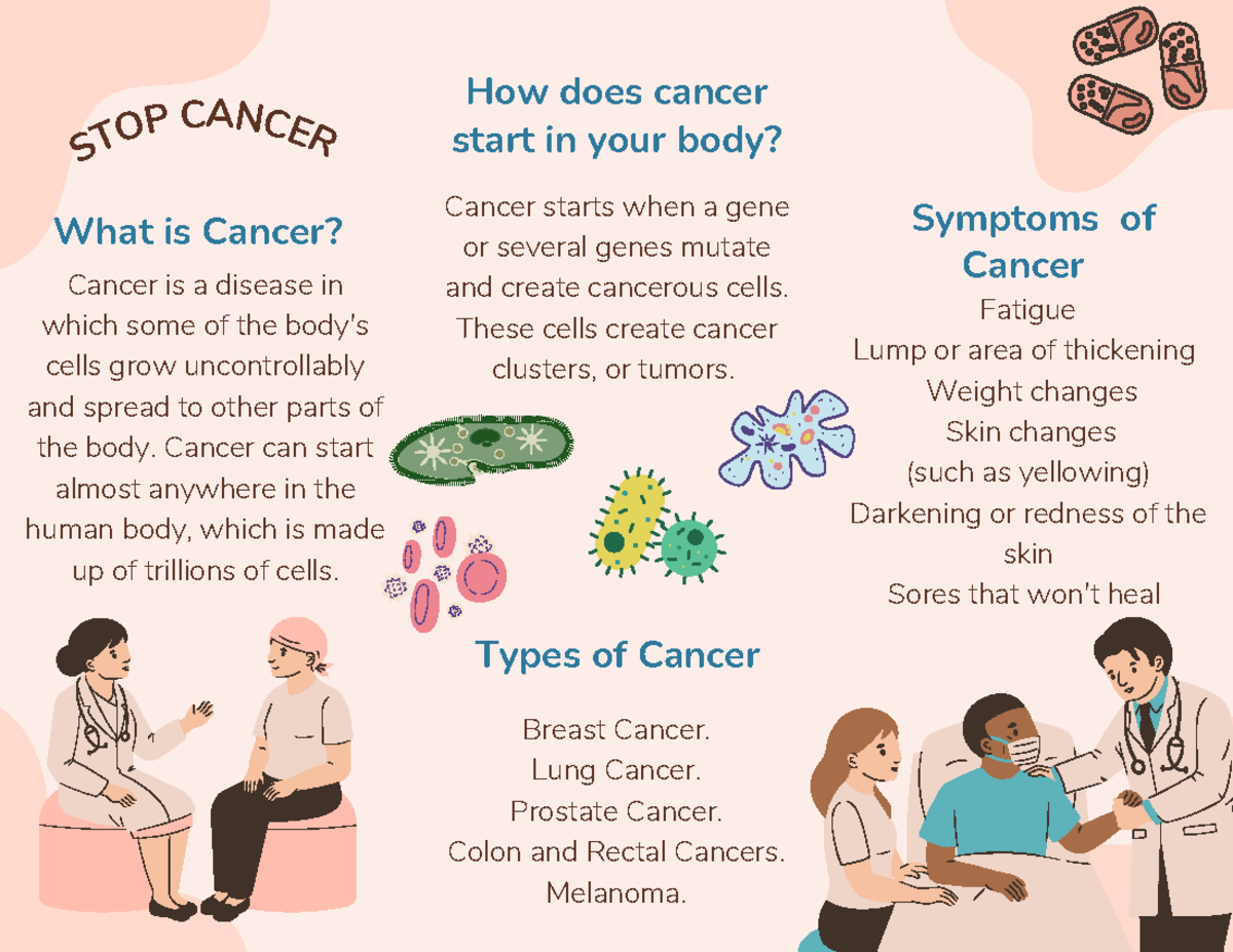 Cancer - A SSIGNMEENTS - How does cancer start in your body? Cancer ...