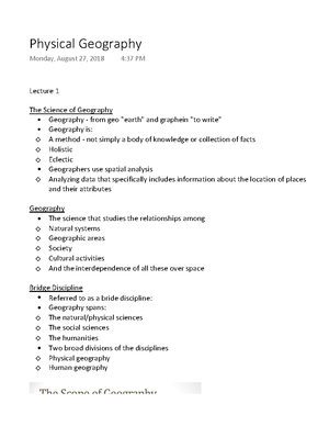 Geo Notes 1 - Geography Word: Geo= earth Graphy= description Define ...