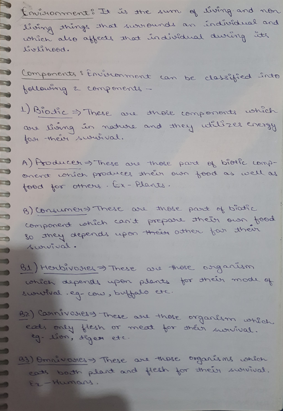 EVE Notes - Environment and Ecology - Studocu