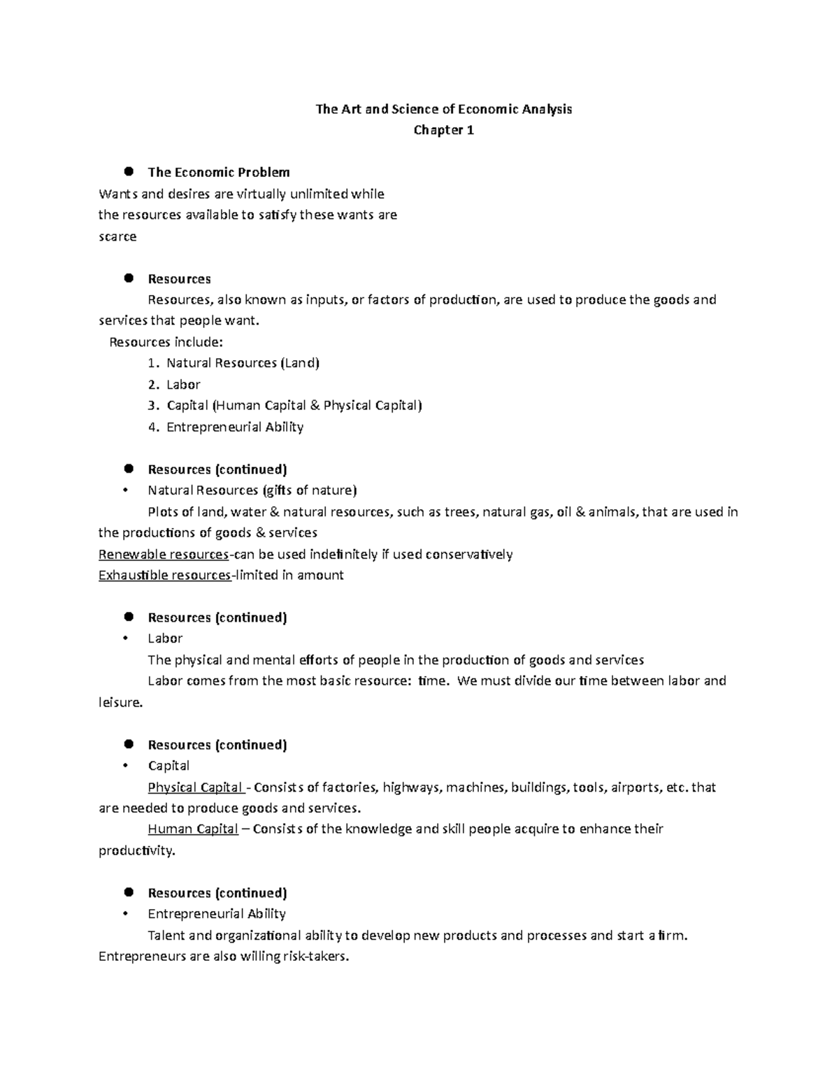 aplia homework the art and science of economic analysis