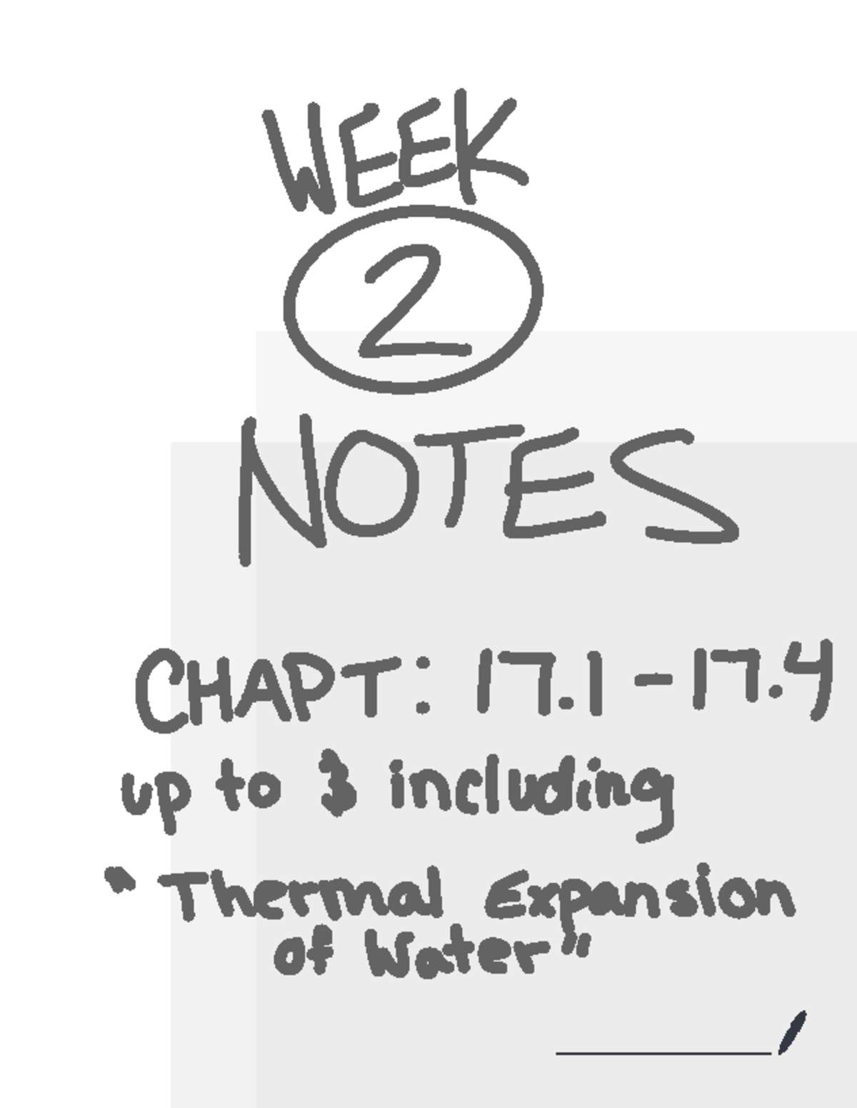 Phys Notes Week 2 Notes Chapt 17 1 17 4 Up To 3 Including