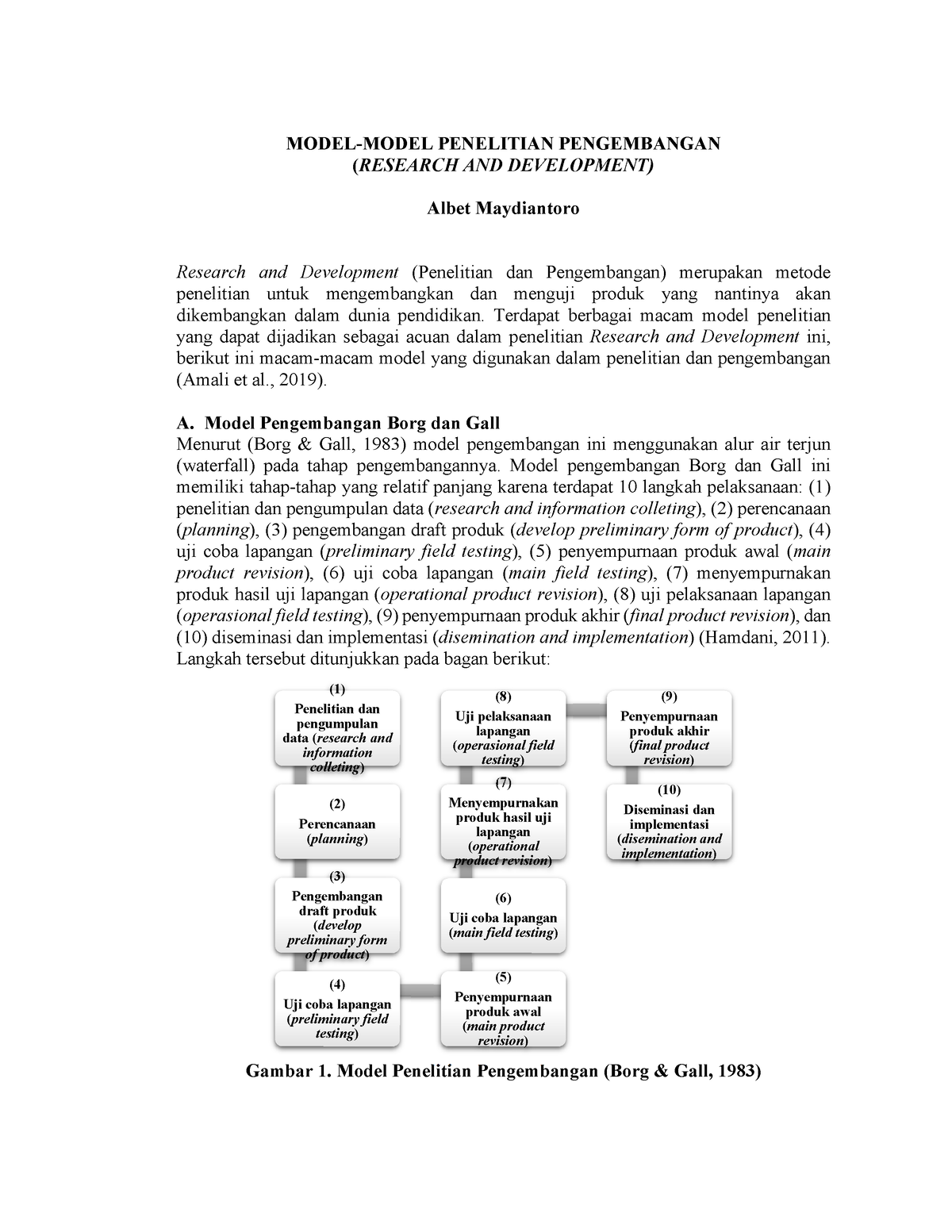 Model-Model Penelitian Dan Pengembangan - MODEL-MODEL PENELITIAN ...