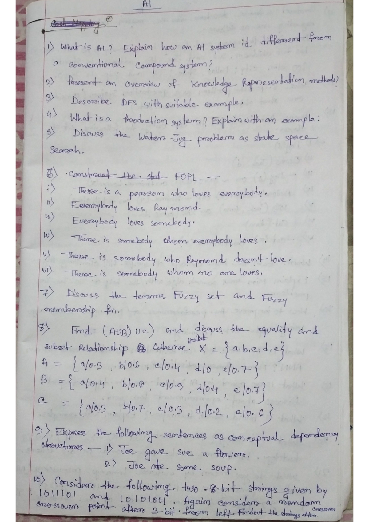 AI - Ai notes - B. Tech in Information Technology - Studocu