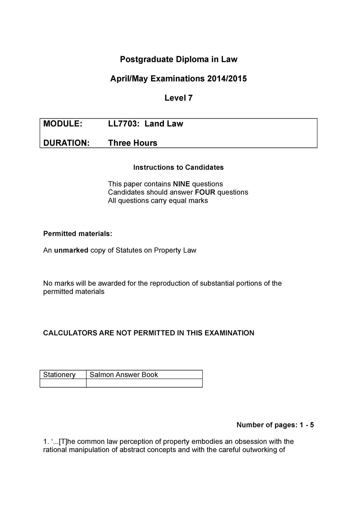 exam-4-may-2015-questions-postgraduate-diploma-in-law-april-may