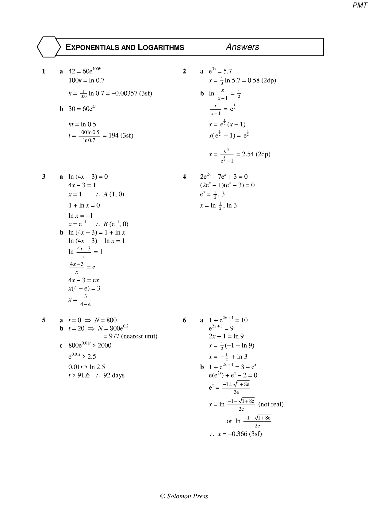 5b-mixed-exam-style-questions-on-exponentials-and-logarithms-answers