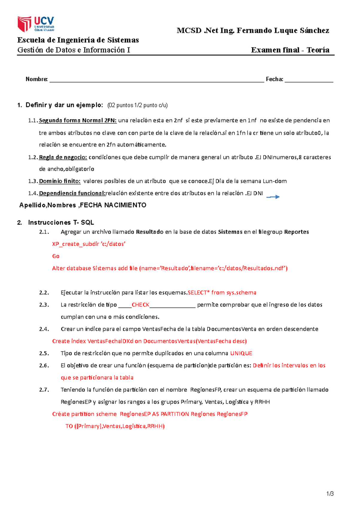 Examen 2017, Preguntas Y Respuestas - MCSD .Net Ing. Fernando Luque ...