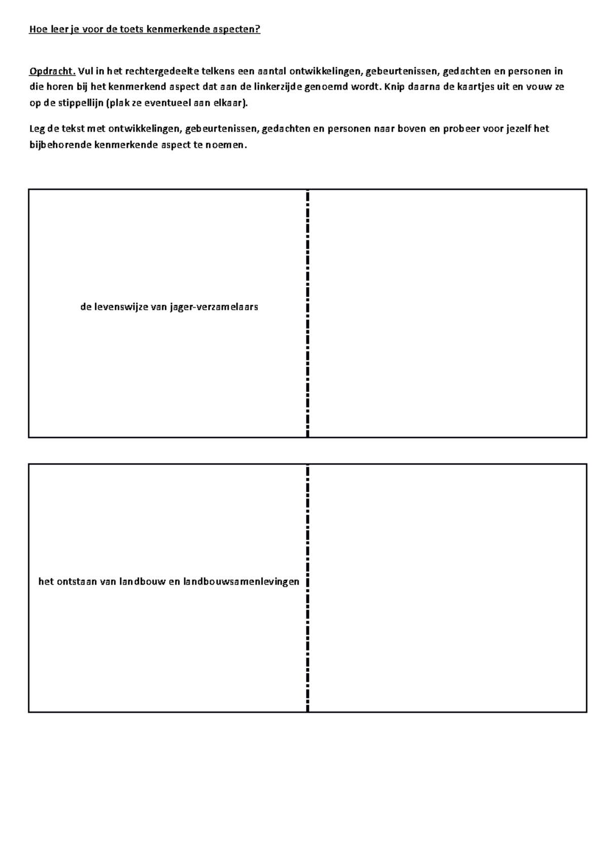 Hoe Leer Je Voor De Toets Kenmaaerkende Aspecten - Hoe Leer Je Voor De ...