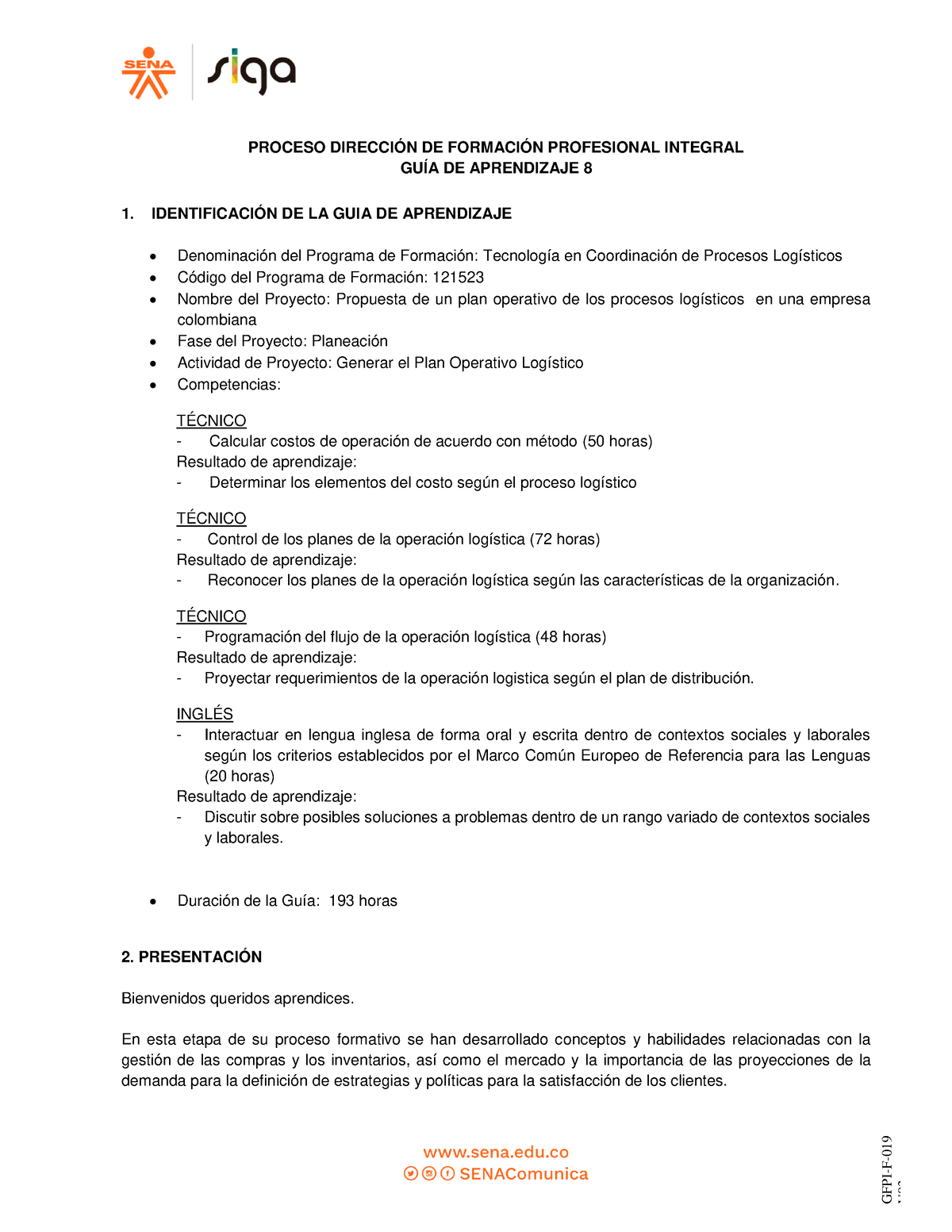 GFPI-F-019 GUIA DE Aprendizaje 8 - PROCESO DIRECCIÓN DE FORMACIÓN ...