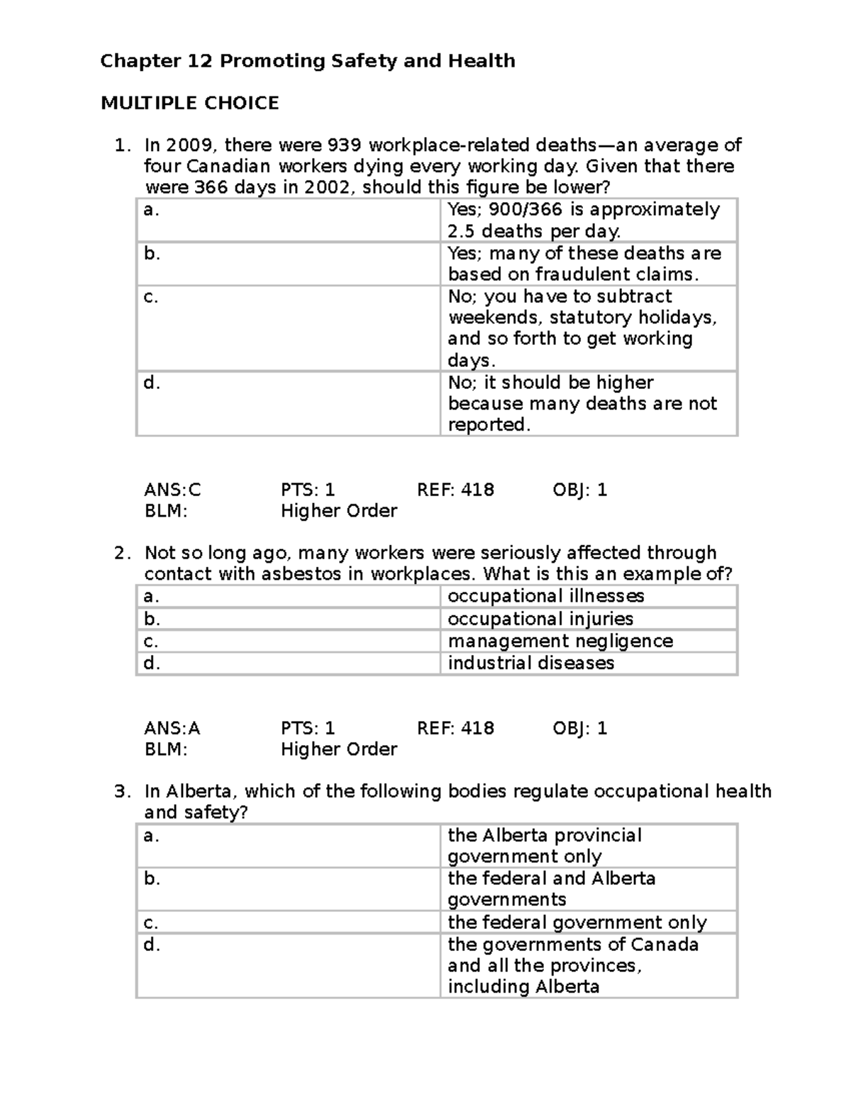Ch12 TB Belcourt 7Ce 1 - These are MCQ/SAQ practice questions from the ...