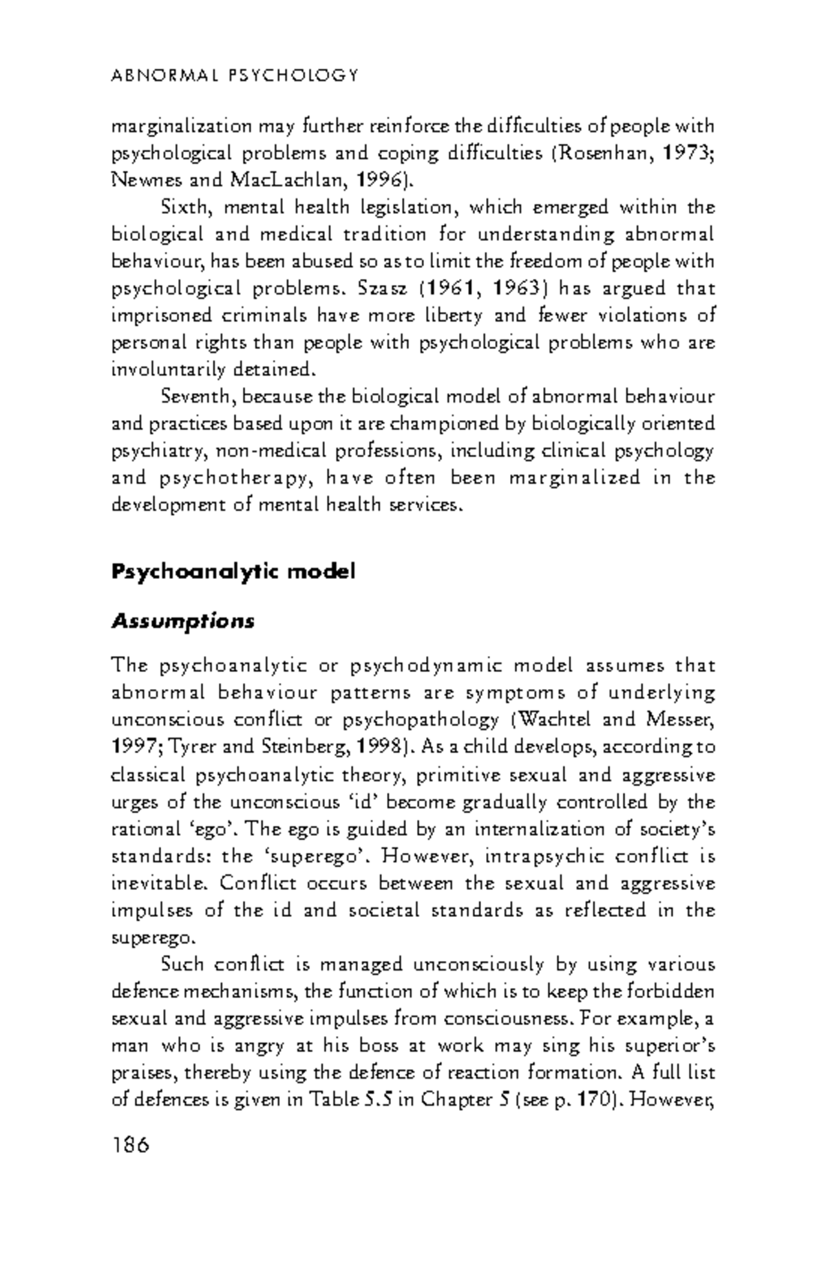 Psychology - Abnormal Study 26 - A B N O R M A L P S Y C H O L O G Y ...