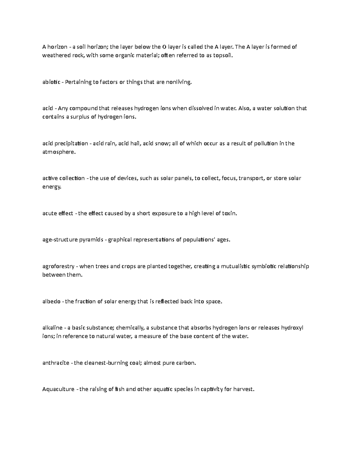 note-1-study-guide-a-horizon-a-soil-horizon-the-layer-below-the