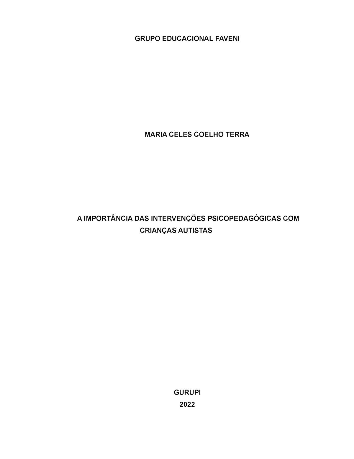 Intervenção psicopedagógica com práticas de Ludoterapia e Arteterapia