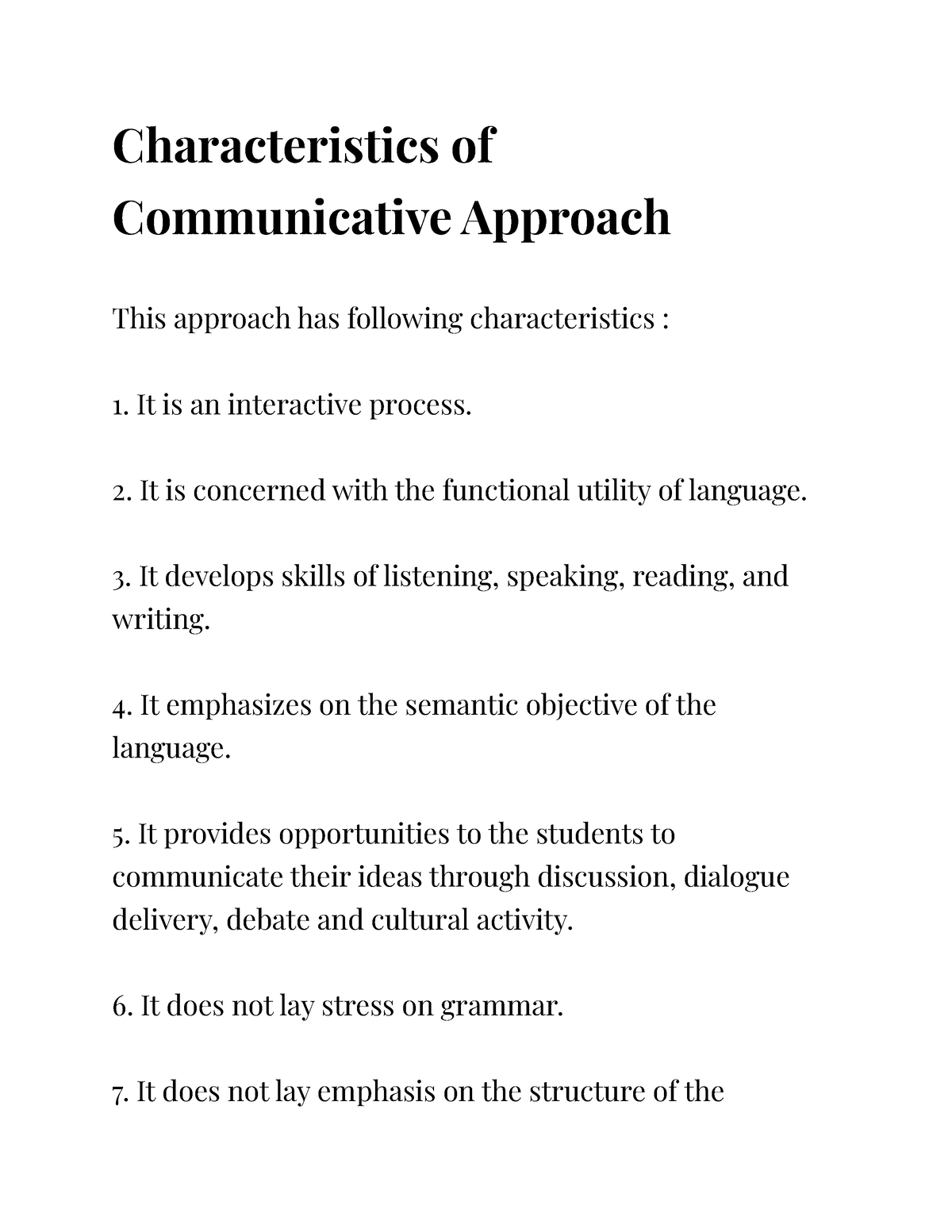 characteristics-of-communicative-approach-characteristics-of