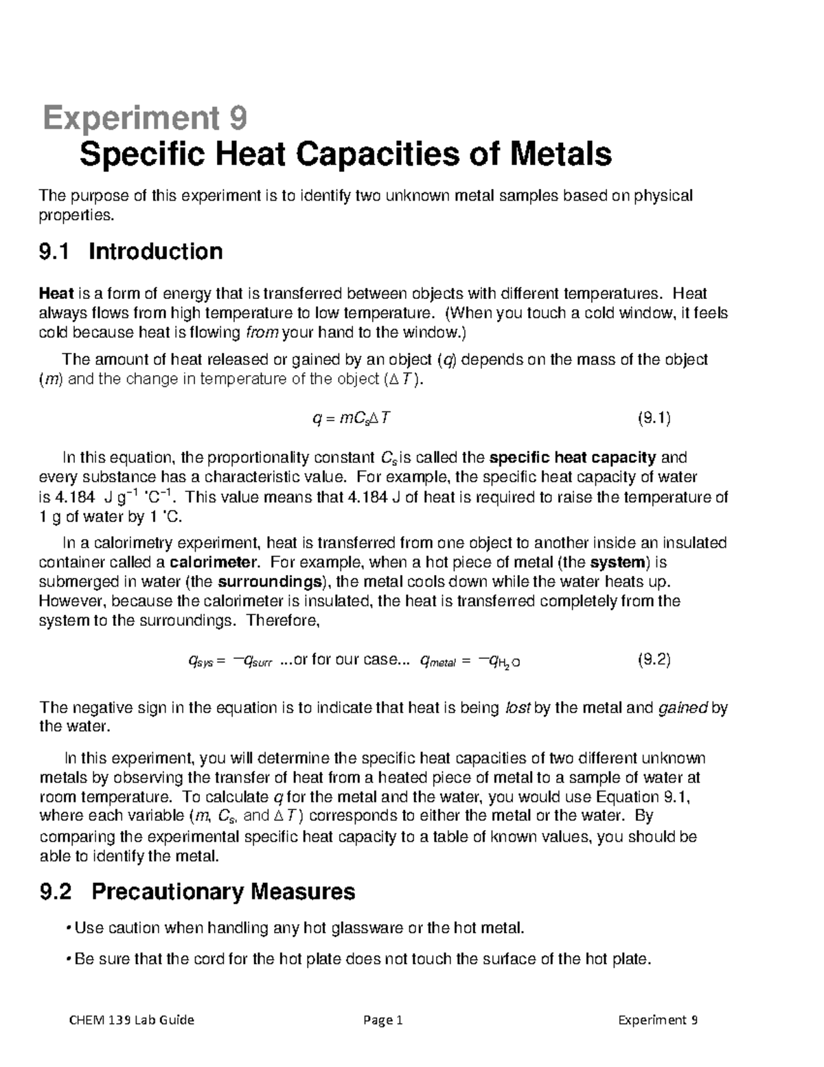 specific-heat-capacity-of-a-brass-metal-experiment-9-specific-heat