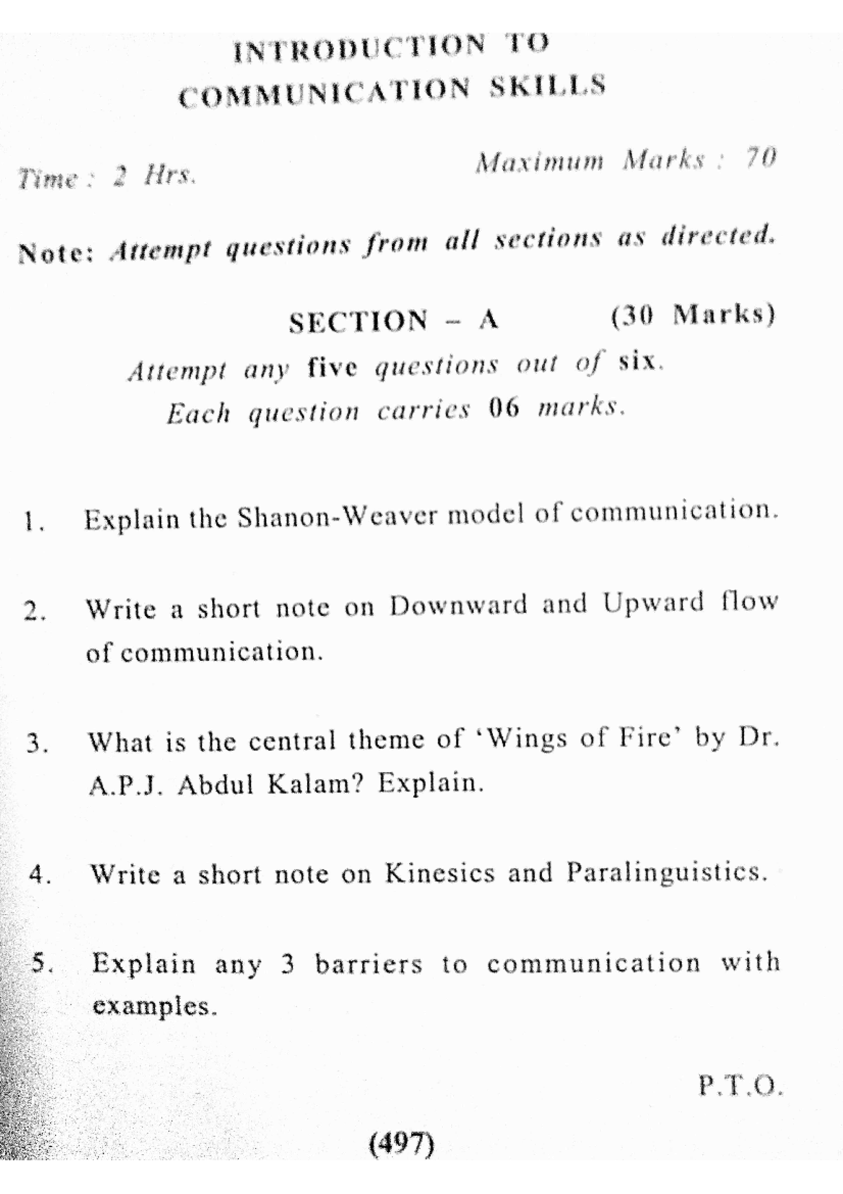 INTRODUCTION TO COMMUNICATION SKILLS - Forensic Science - Studocu