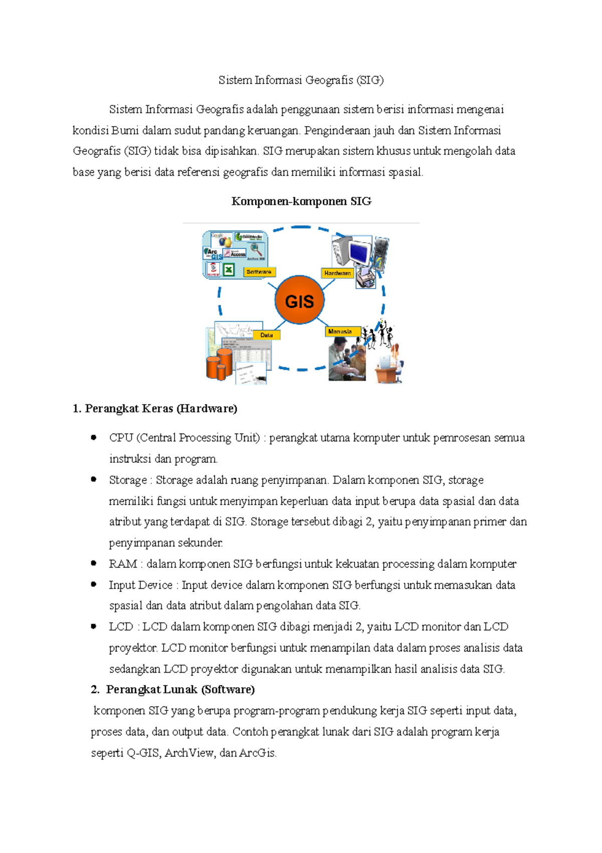 Sistem Informasi Geografis - Penginderaan Jauh Dan Sistem Informasi ...