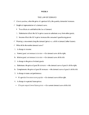 Supply and demand - Lecture notes for Principles of Economics Macro ...