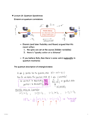 Stern Gerlach Prework - Pre work - Stern-Gerlach simulator In this ...