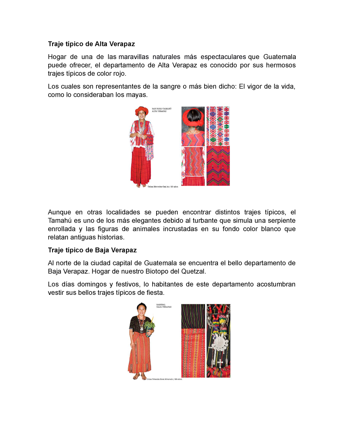 Los trajes discount típicos de guatemala