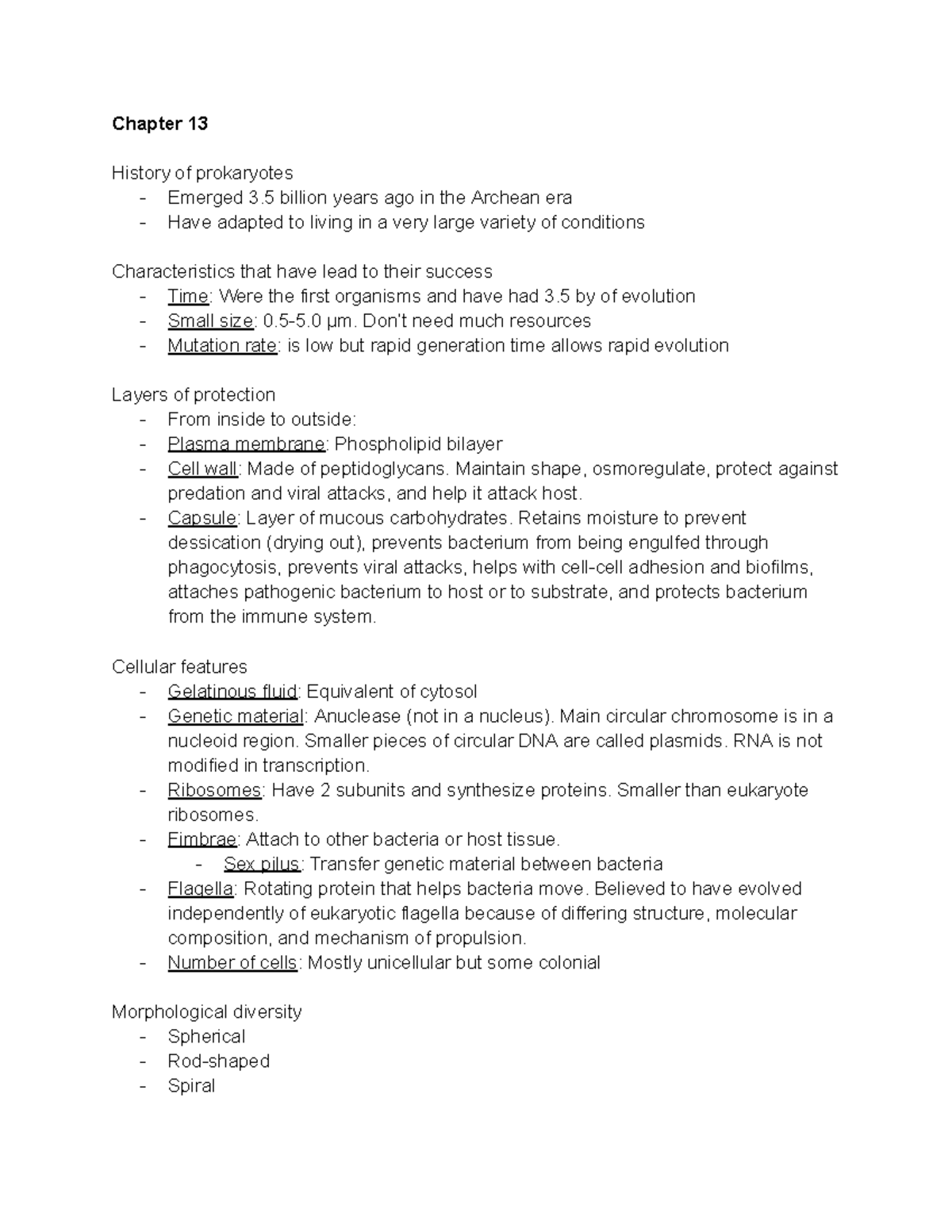 Biology II Exam 2 - First Few Chapters Of Exam 2 - Chapter 13 History ...