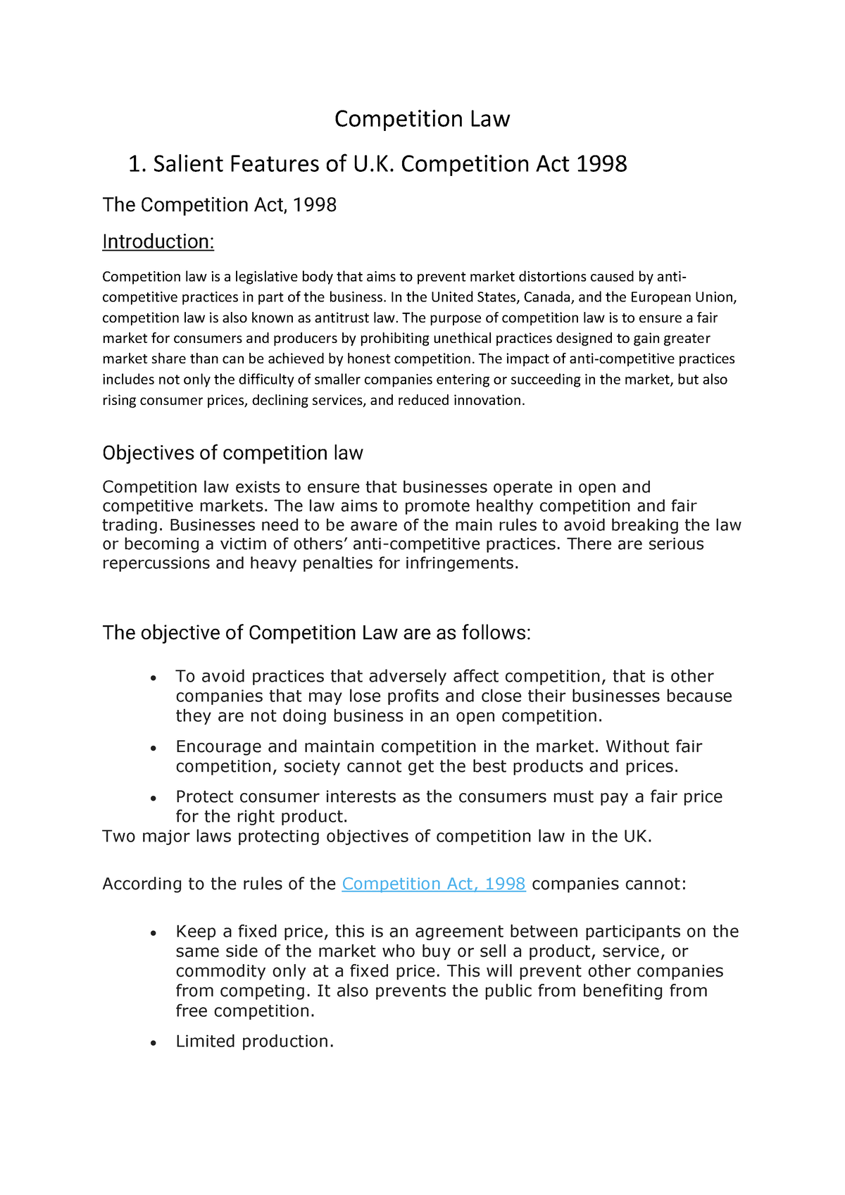 cambridge essay competition law