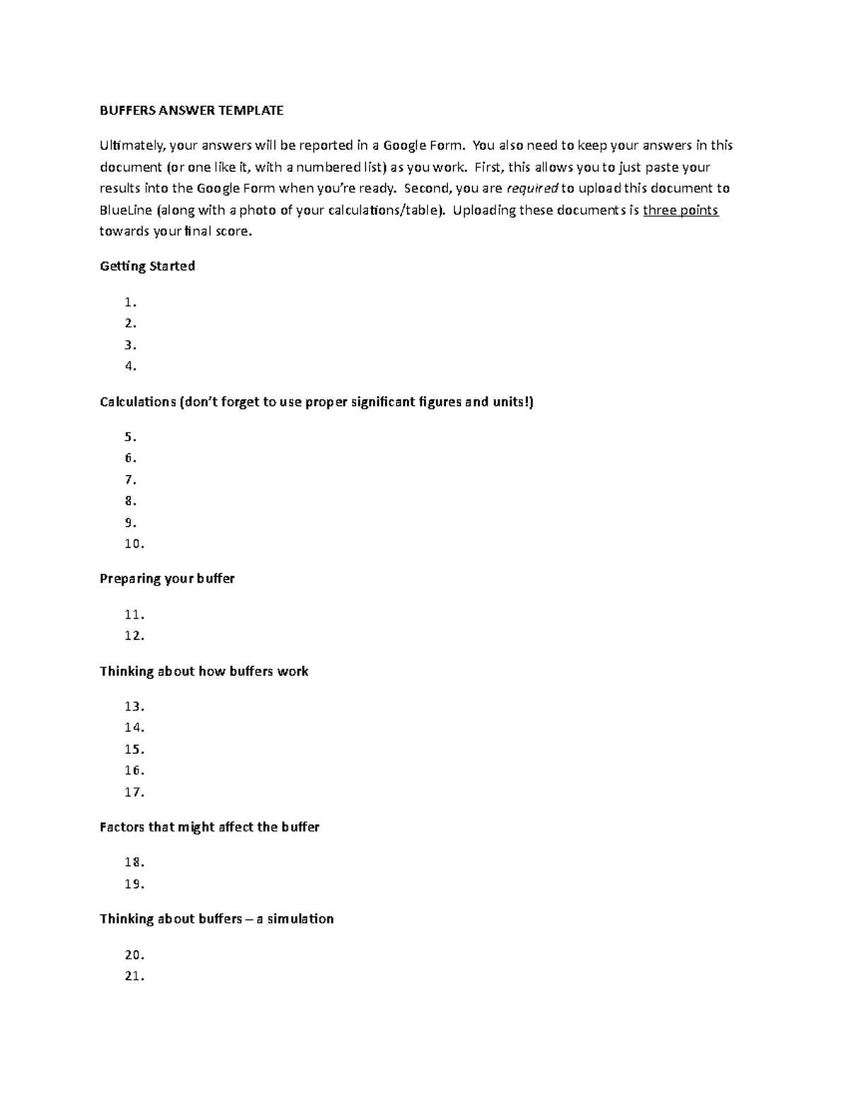 Buffers Answer Template BUFFERS ANSWER TEMPLATE Ultimately, your