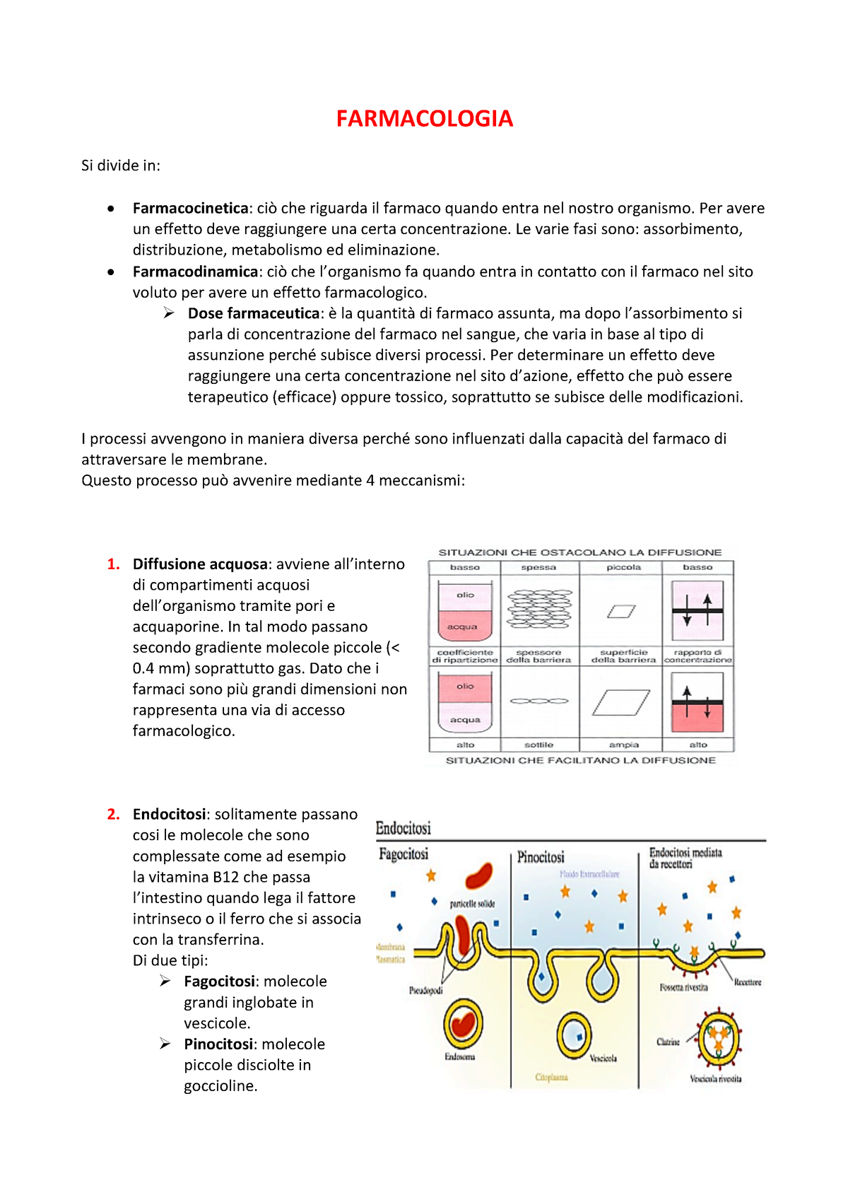 Farmacologia - Appunti Patoris - FARMACOLOGIA Si Divide In ...