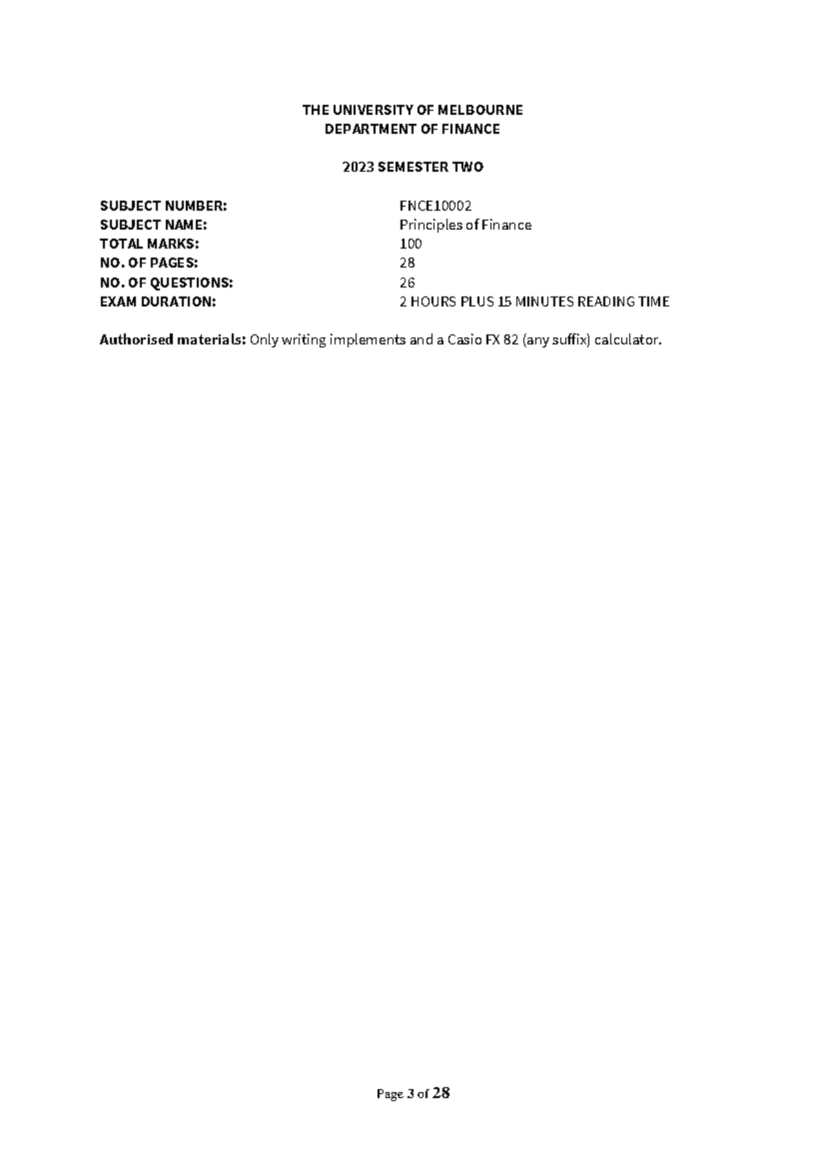 Semester+2+2023+exam+questions+only - THE UNIVERSITY OF MELBOURNE ...