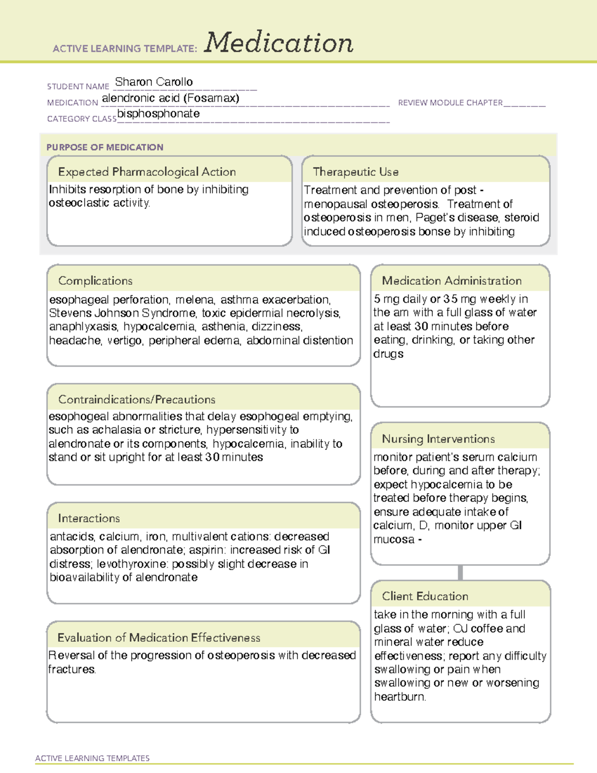 Can You Take Alendronate And Levothyroxine Together