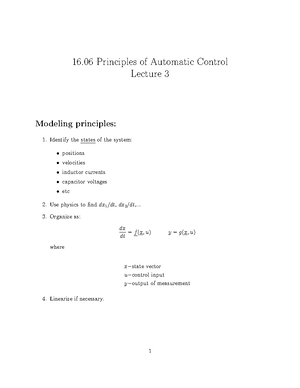 Lecture notes, lectures 16 - 20 - Fall 2012 - 16 Principles of ...