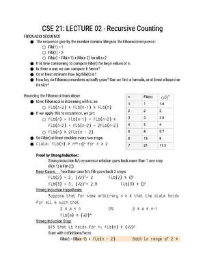CSE 21 Lecture 03 - CSE 21: LECTURE 03 - Tower of Hanoi, Power Rule ...