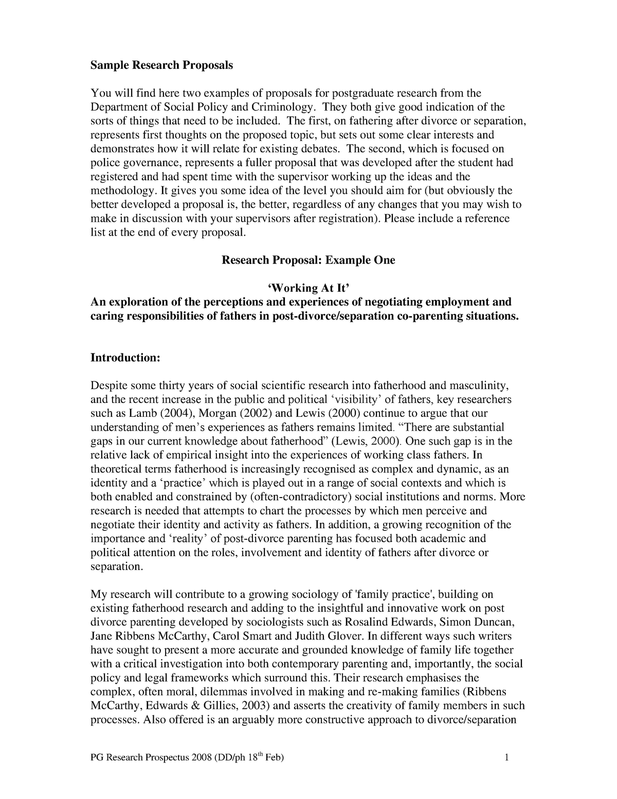 clinical psychology research proposal example