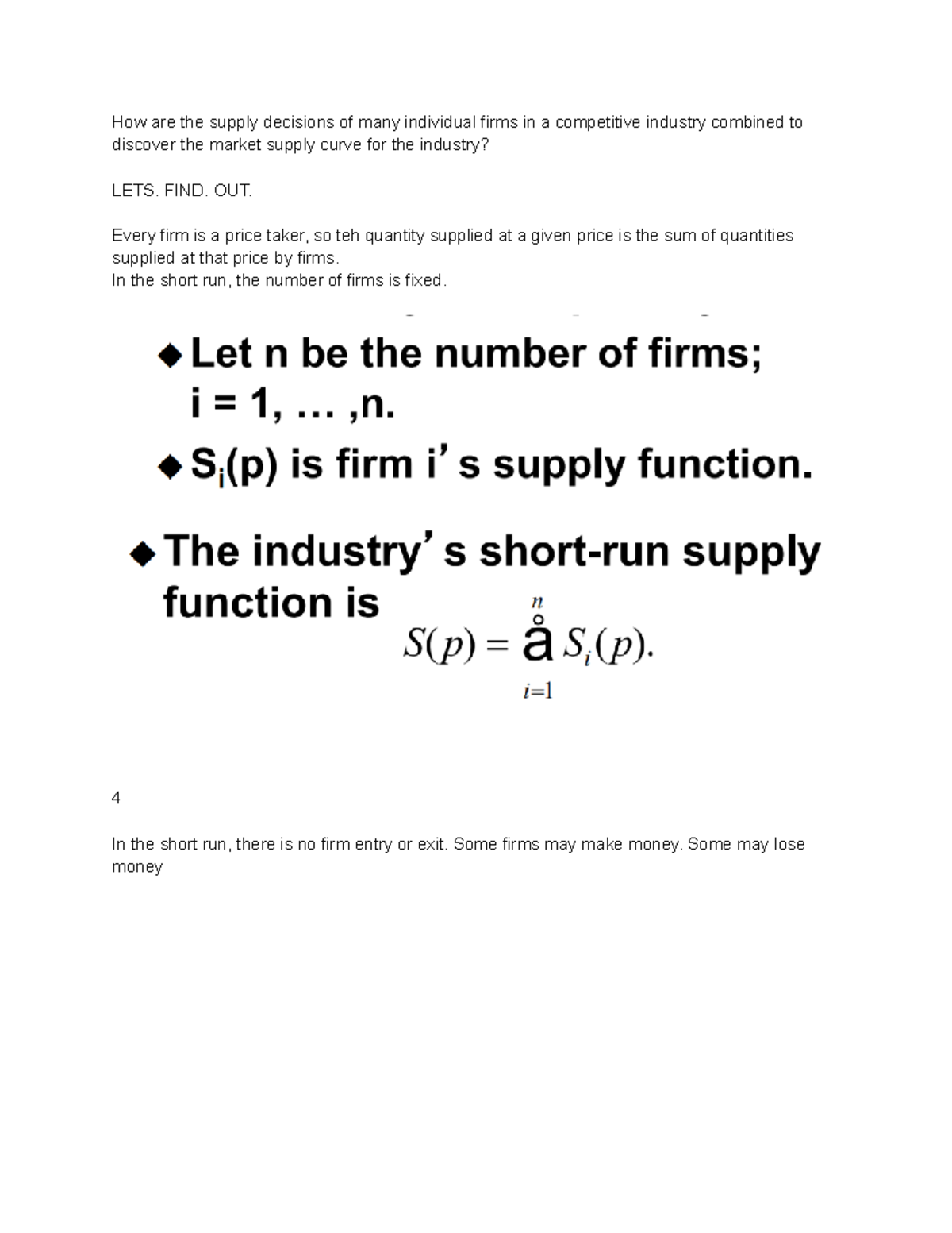 Ch24 industry supply Hideki Ariizumi How are the supply decisions
