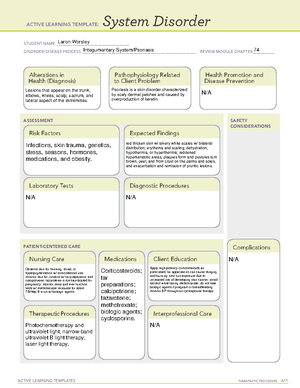 Total Parenteral Nutrition - ACTIVE LEARNING TEMPLATES THERAPEUTIC ...