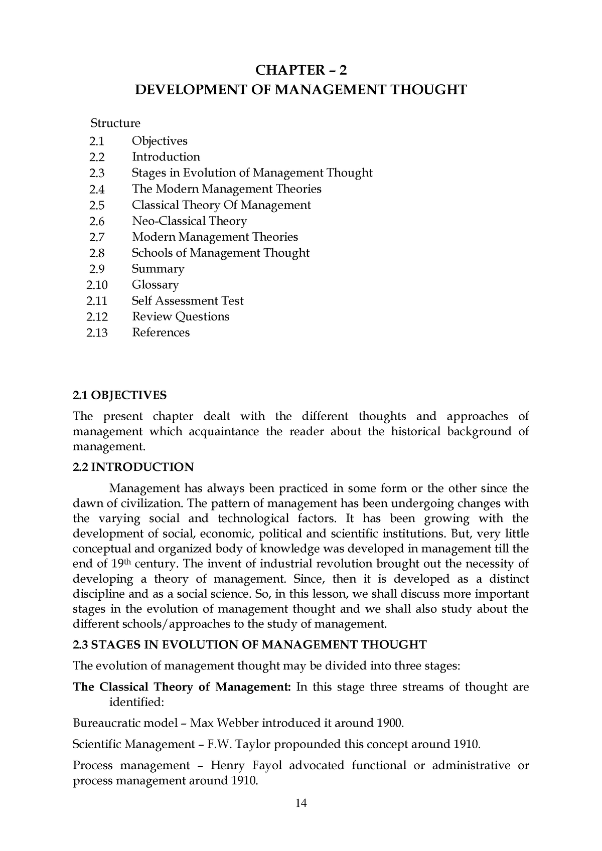 development-of-management-thought-chapter-2-development-of