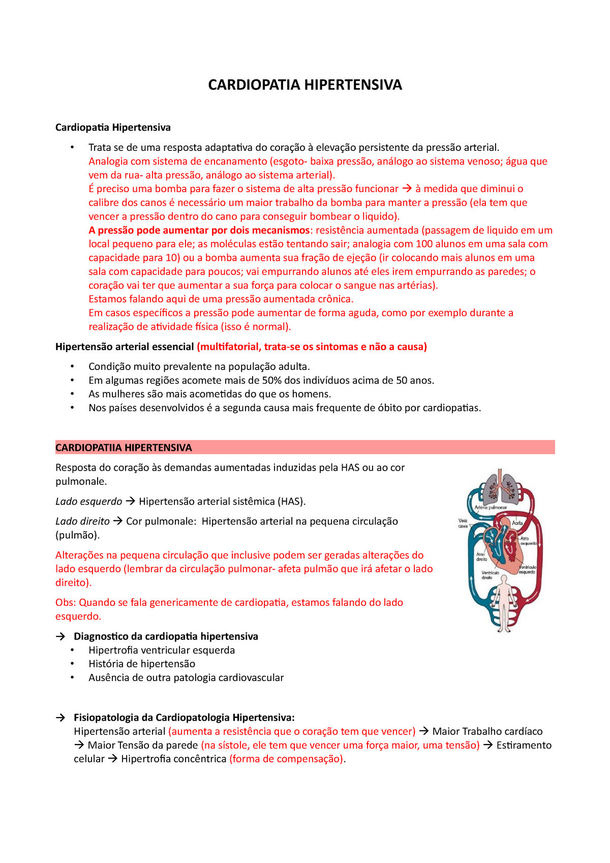 Cardiopatia Hipertensiva CARDIOPATIA HIPERTENSIVA Cardiopatia Hipertensiva Trata Se De Uma