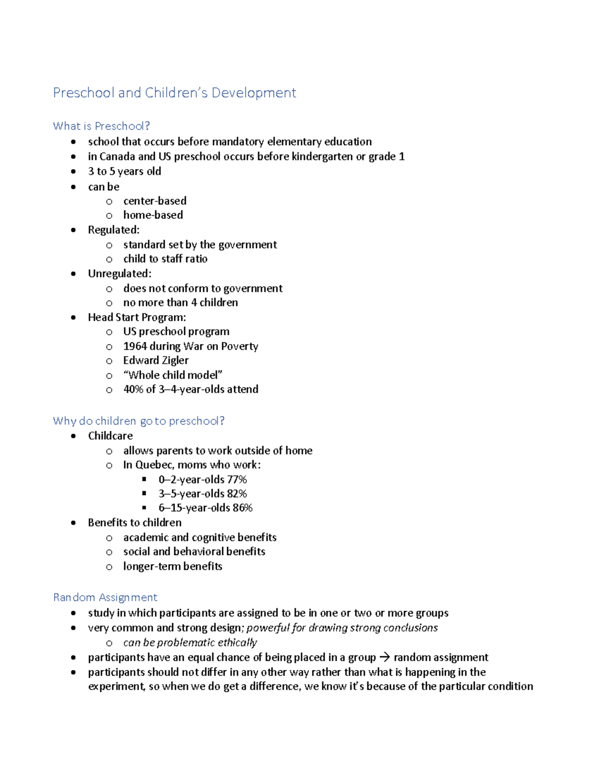 PSYC304 MT2 notes - Psyc 304 - McGill - Studocu
