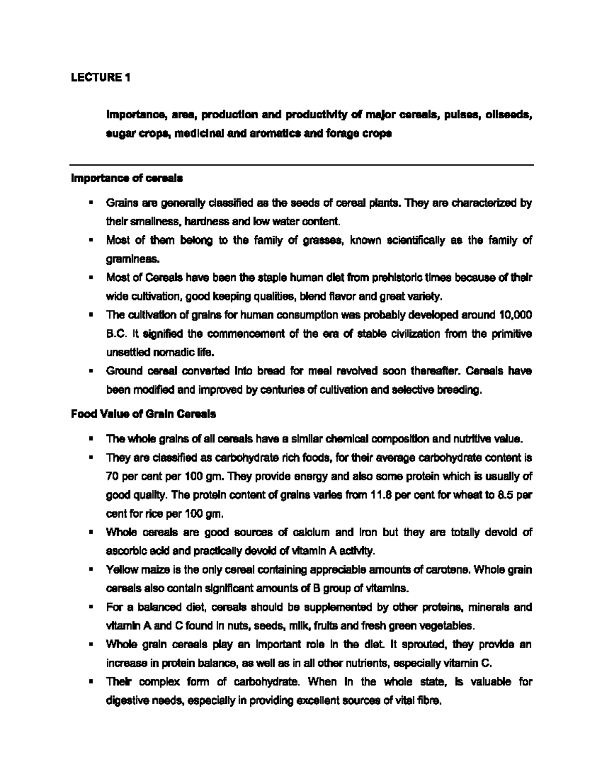 Field pea notes 1 Principles of organic farming Studocu