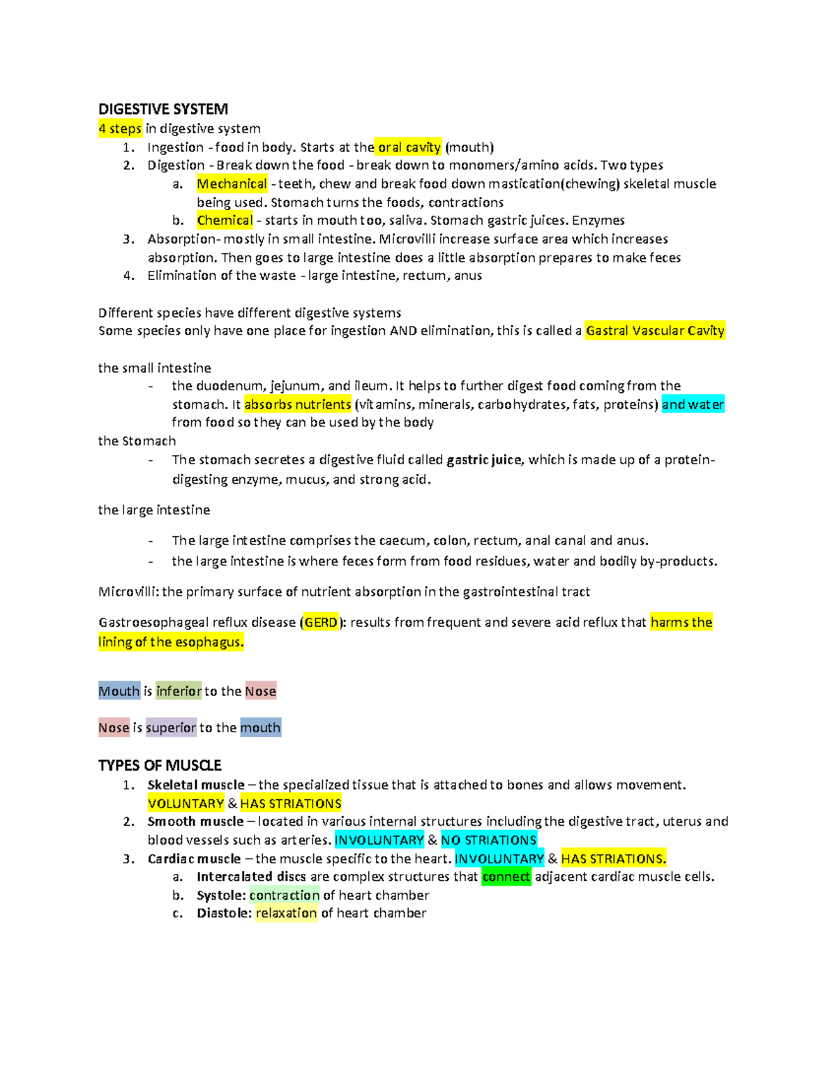 BIO 106 Test 2 Prep - Study Guide That Reviews In Great Detail The ...