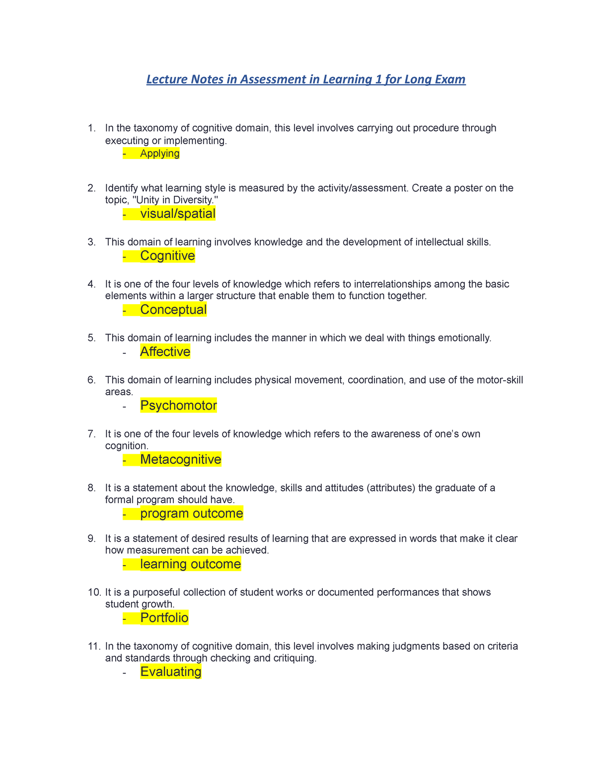 lecture-notes-in-assessment-in-learning-1-for-long-exam-applying