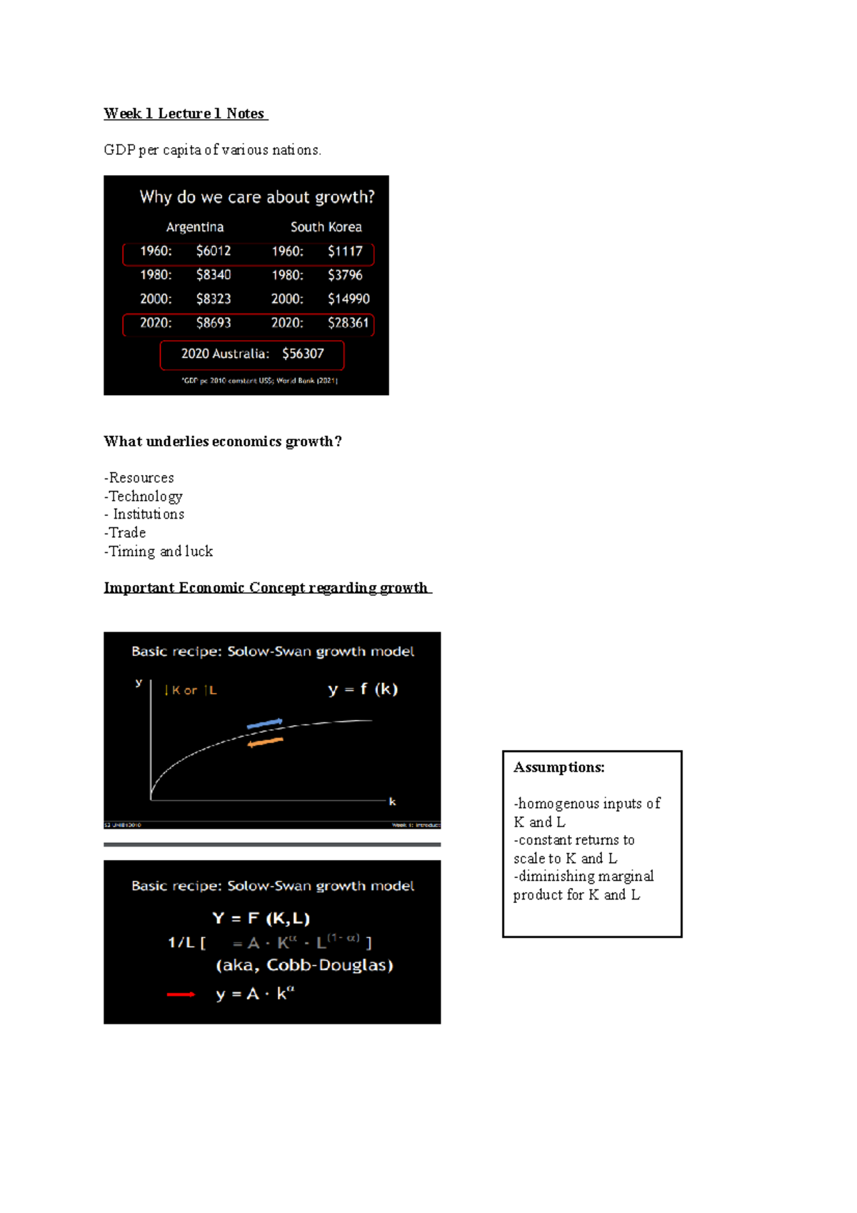 Week 1 Notes - A brief summary of week 1 lecture content and overview ...