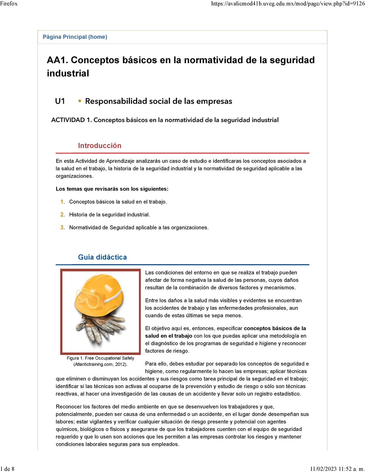 Seguridad Industrial V Aa Conceptos B Sicos En La Normatividad De La