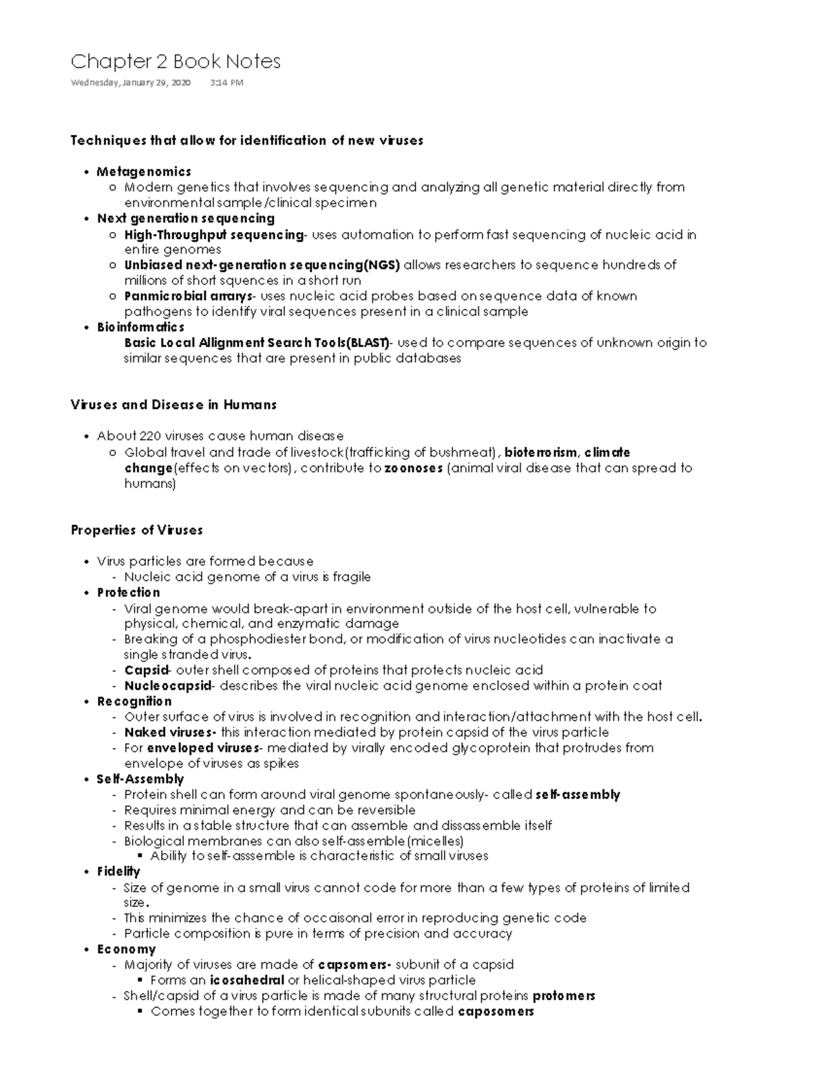 Chapter 2 Booknotes - Techniques that allow for identification of new ...