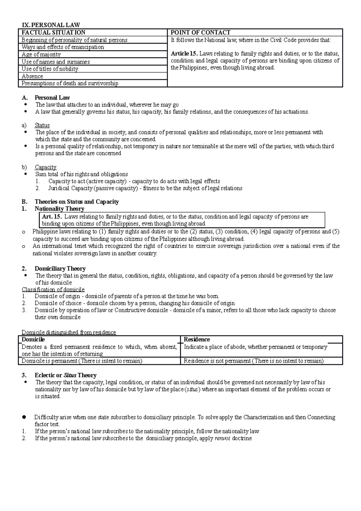 9-personal-law-lecture-notes-on-credit-transactions-ix-personal