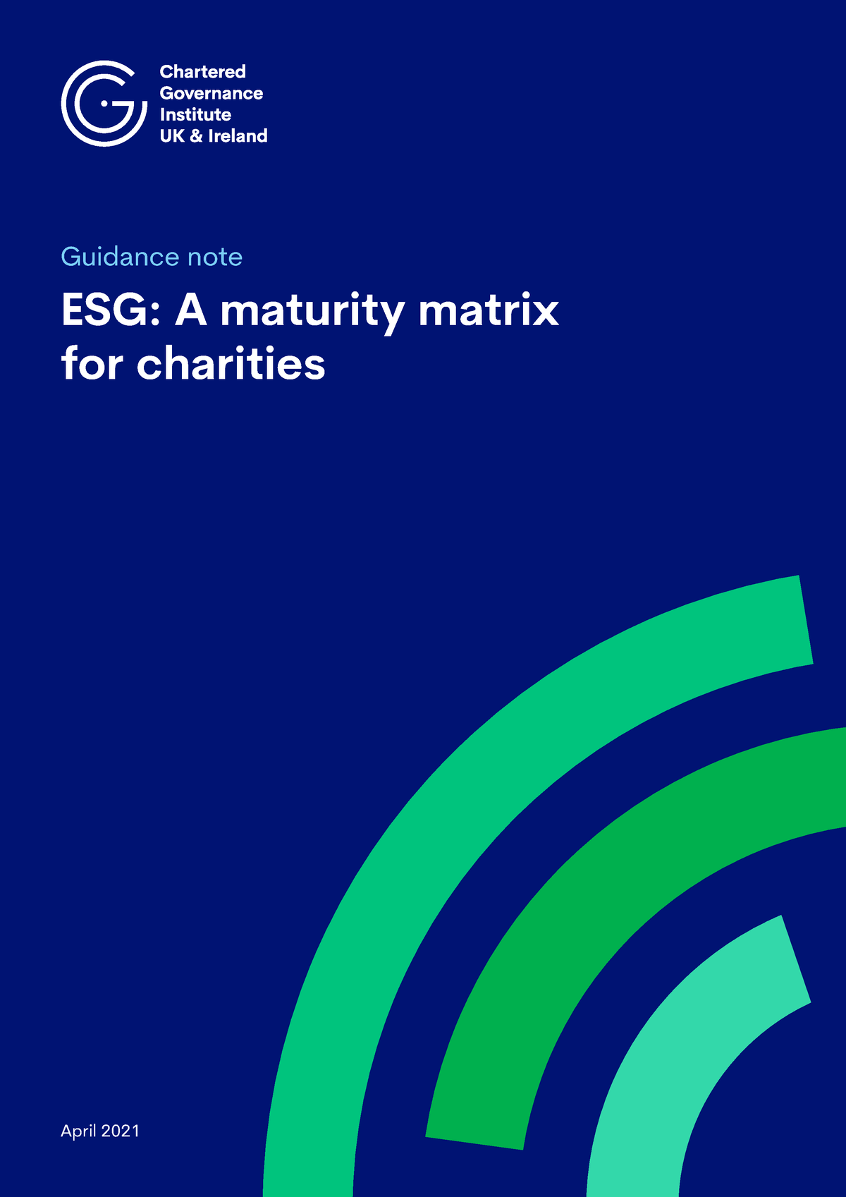 Esg a maturity matrix for charities - ESG: A maturity matrix for ...