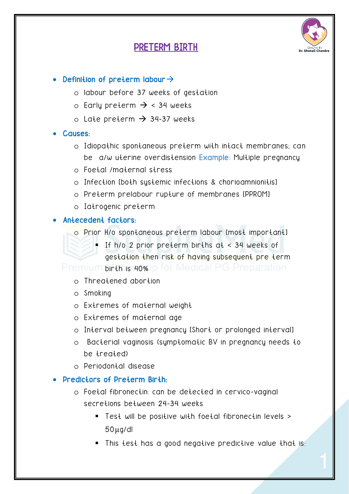 12-obstetrics-notes-preterm-birth-definition-of-preterm-labour-o