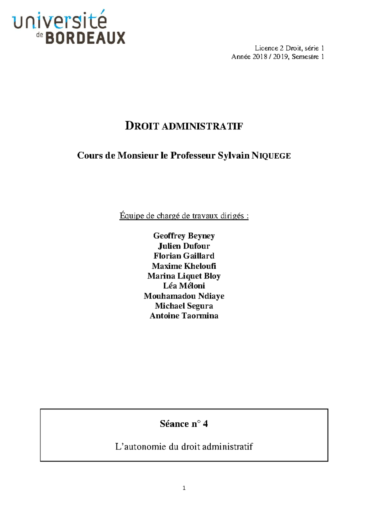 dissertation autonomie du droit administratif