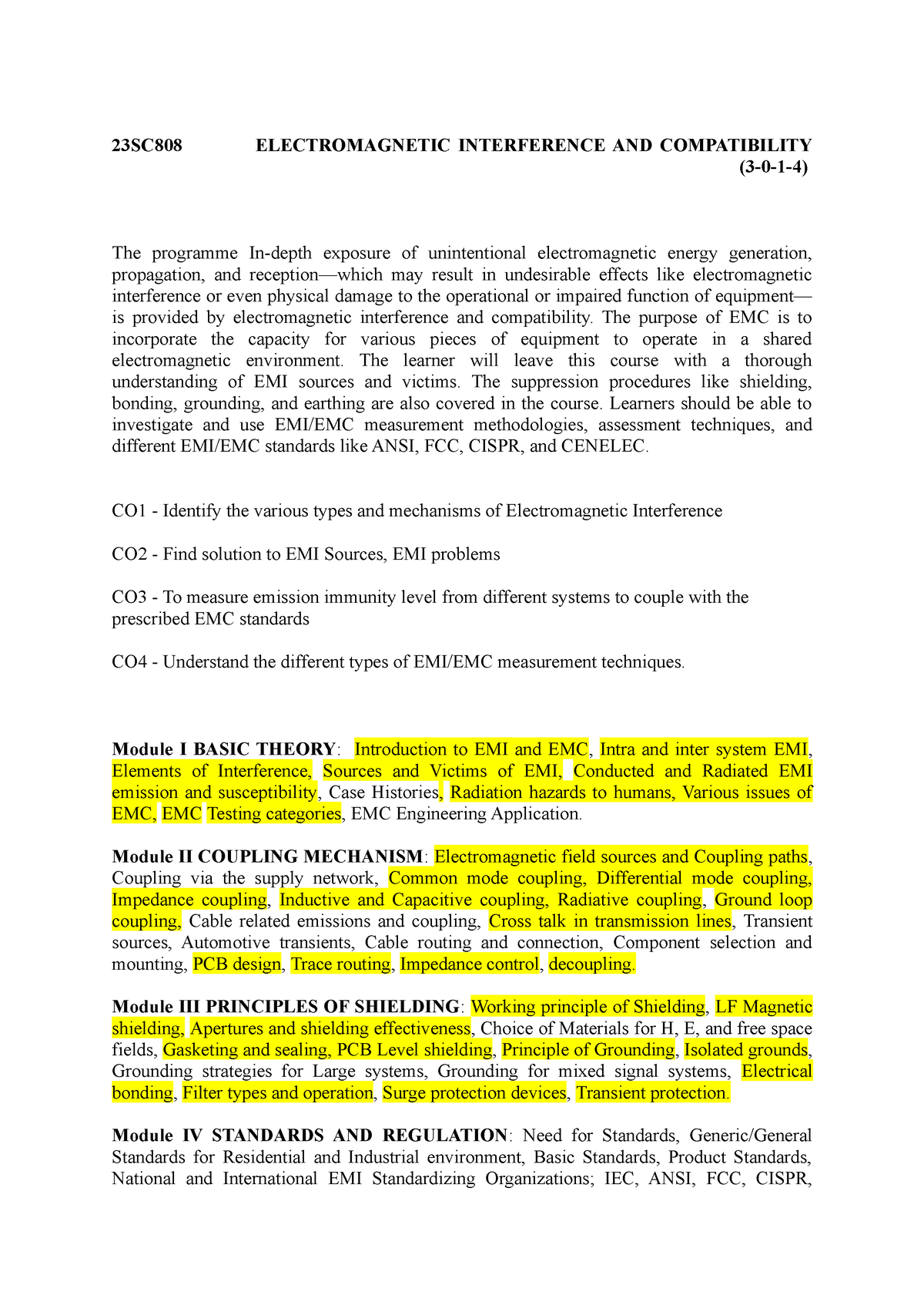 077- Electromagnetic Interference AND Compatibility - Electromagnetic ...