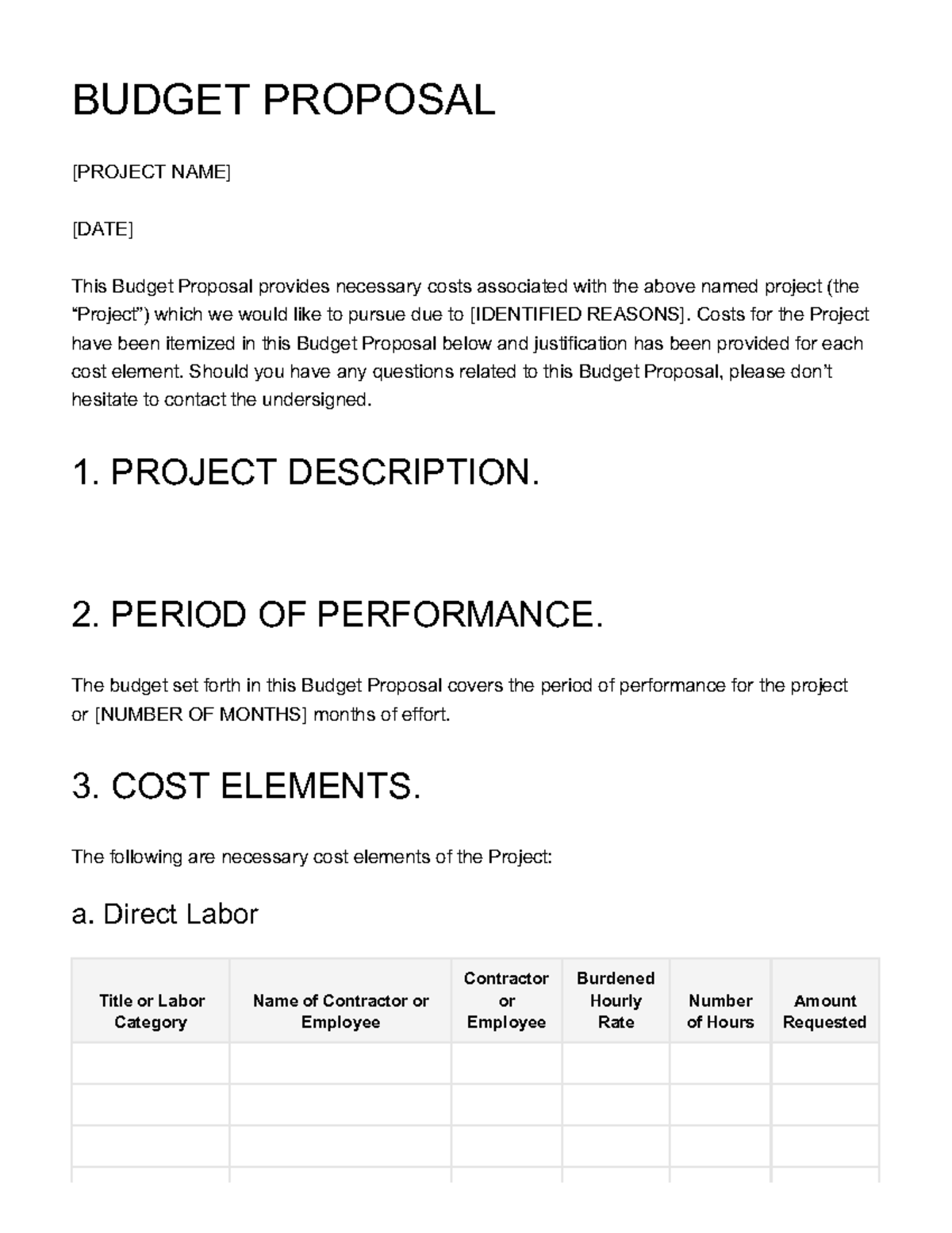 50-free-budget-proposal-templates-word-excel-templatelab